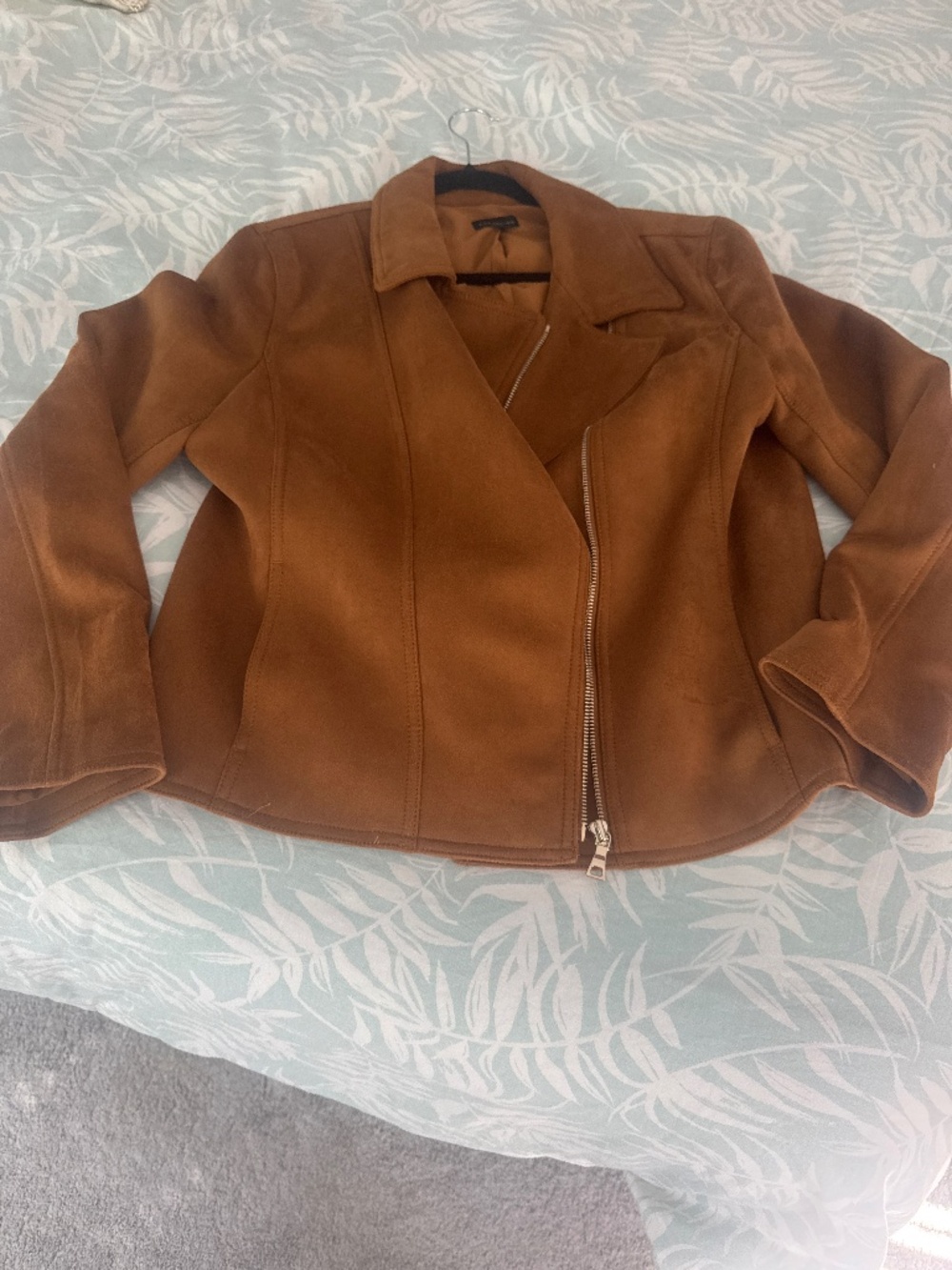 Faux suede jacket